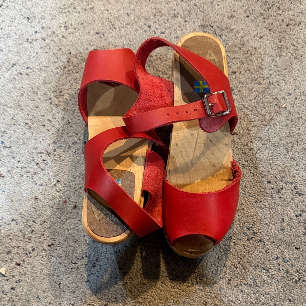 MIA Red Women's Mules